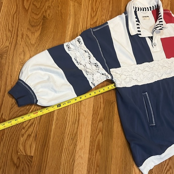 Free People American Dream Polo Size Large NWT - Picture 10 of 15